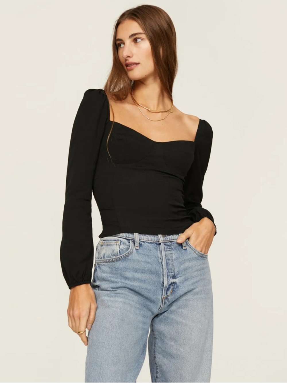 Reformation - Reign Top - Black